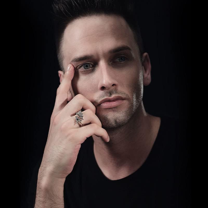 DOCCESTU Stainless Steel Dragon Ring - Cute Open Adjustable Punk Gothic Animal Vintage Jewelry Protector Flying Ring - Image 6