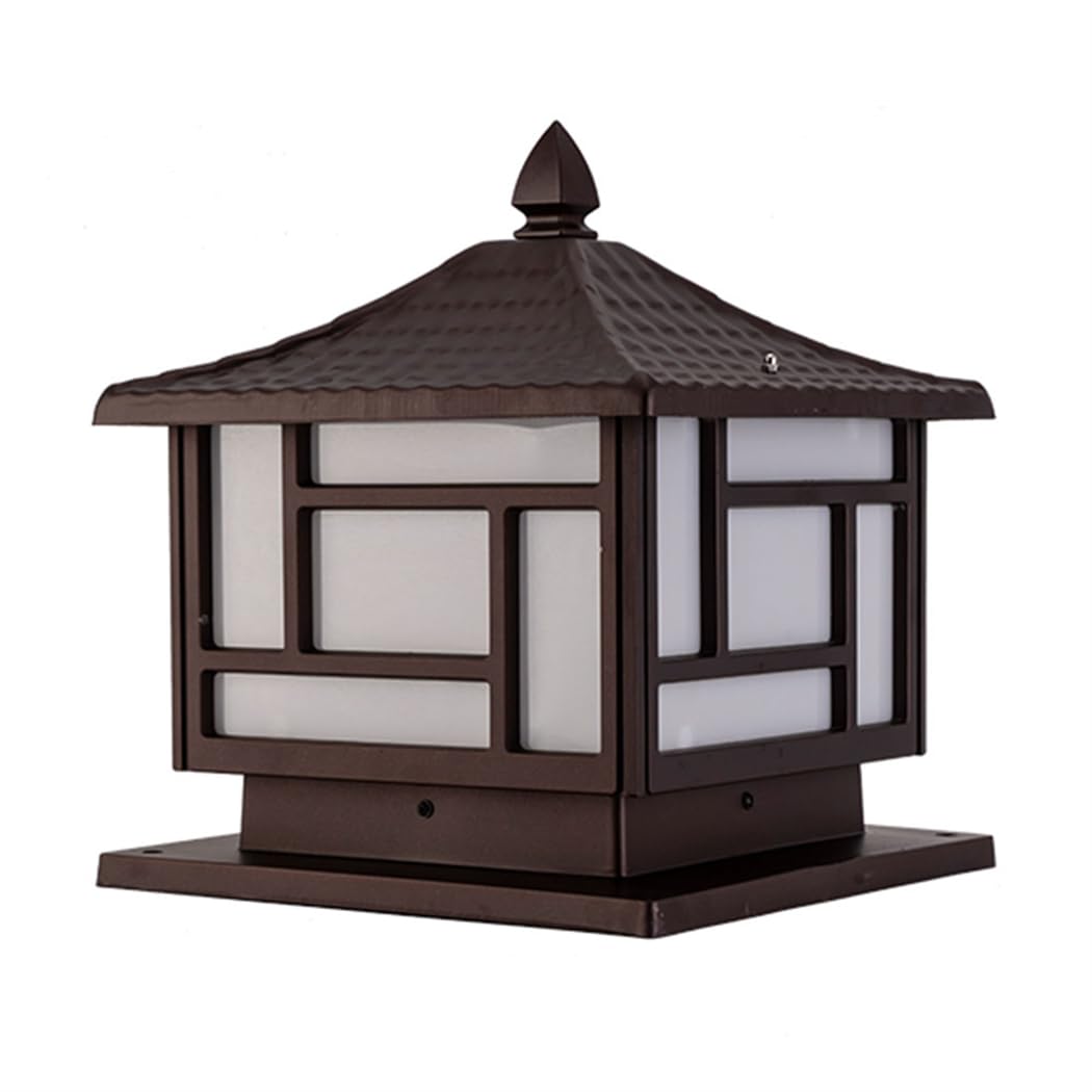 Lampe solaire pour jardin et zone sombre, lanterne d'extérieur en verre de 30 cm