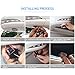 2pcsCar LED Under Mirror Logo Welcome Light For LINCOLN MKZ MKS MKX MKT NAVIGATOR LS LT led puddle lamp Ghost Shadow Projector (Mirror lights with logos For Lincoln)