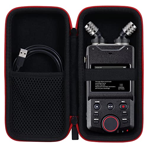 co2CREA Dur Étui de Voyage Rigide Housse Cas Coque pour TASCAM Portacapture X6 Enregistreur Portable(boîte Seule,Case Only)