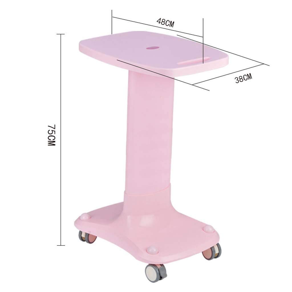 Carrelli a mano mobili, carrelli a mano per lo stoccaggio dei servizi, da scrivania, per la bellezza, portastrumenti, rastrelliere mobili, gruppo ABS a tre strati con freno o carrello, carico 60