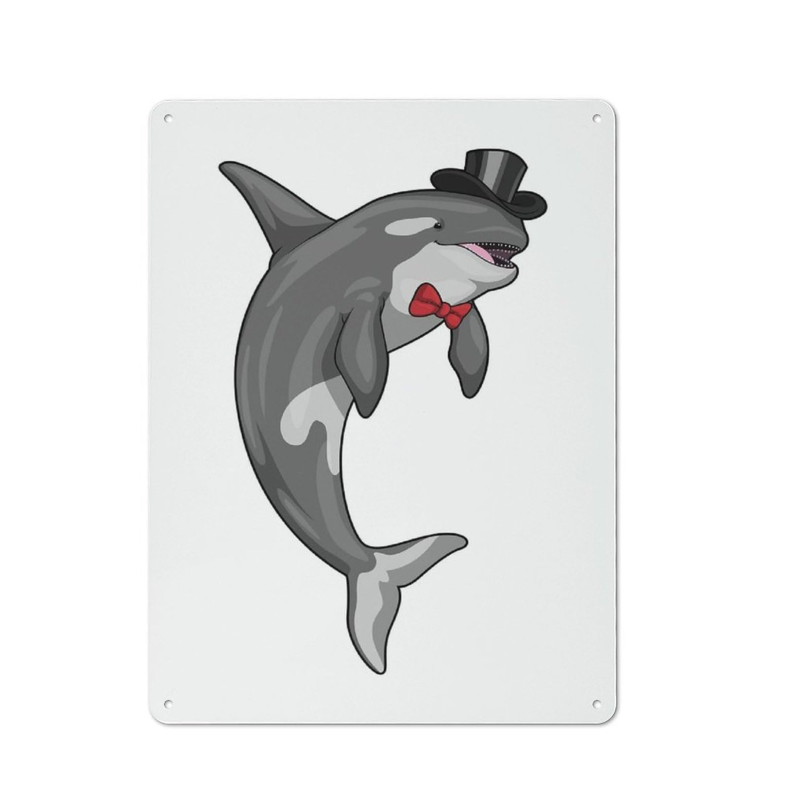 Junmoney Orca Groom Wedding Tin Wall Plaque 40X30cm With For Workshop Wall, Suited To Makers And Diy Enthusiasts