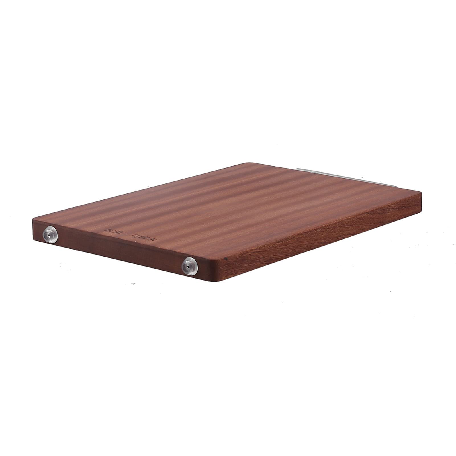 Tabla de cortar de madera, tabla de cortar de doble cara con asa, tabla de cocina antibacteriana natural para verduras, 40x28x2,5 cm (Cuadrada)