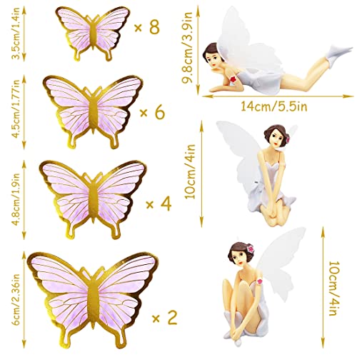 Doyomtoy 24 Decorazioni per Torta di Compleanno