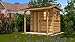 Produktbild weka Gartenhaus 820 Gr. 2, natur, VD/T 100 cm, ET, EF