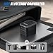 EPICKA Universal Travel Adapter, European Travel Plug Adapter (Not a Voltage Converter) - International Power Adapter Worldwide Charger with USB-C & 4 USB-A Ports, Travel Essentials (TA-105, Grey)