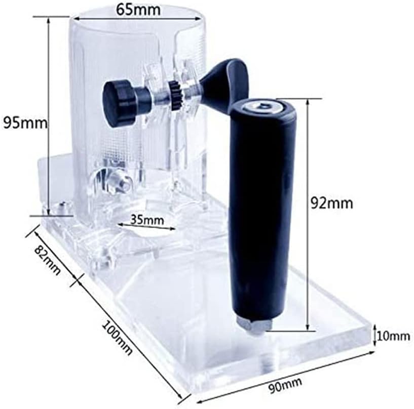 Electric Trimmer Base Trimming Machine Protective Cover Woodworking Power Tools Easy to Operate Woodworking Engraving