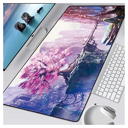 Tapis de souris grand format pour protéger le bureau avec style sakura