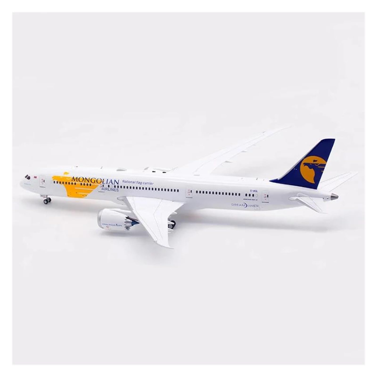 Modellini di Aerei in Piccola Scala 1:200 per mongolo B787-9 EI-MGL Modelli da Collezione in Lega di aeromobili Pezzi Decorativi statici Kit di Costruzione di Modelli