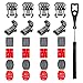 Produktbild Followsun 25 in 1 Helm Halterung Zubehör Kit: Base Schnellspannschnalle, Oberfläche J-Haken Schnalle Halterung, Flach/Gebogen Klebebefestigung für GoPro Hero (2019)/Hero 8 7 6 5 4 Session 3+ 3 2 1
