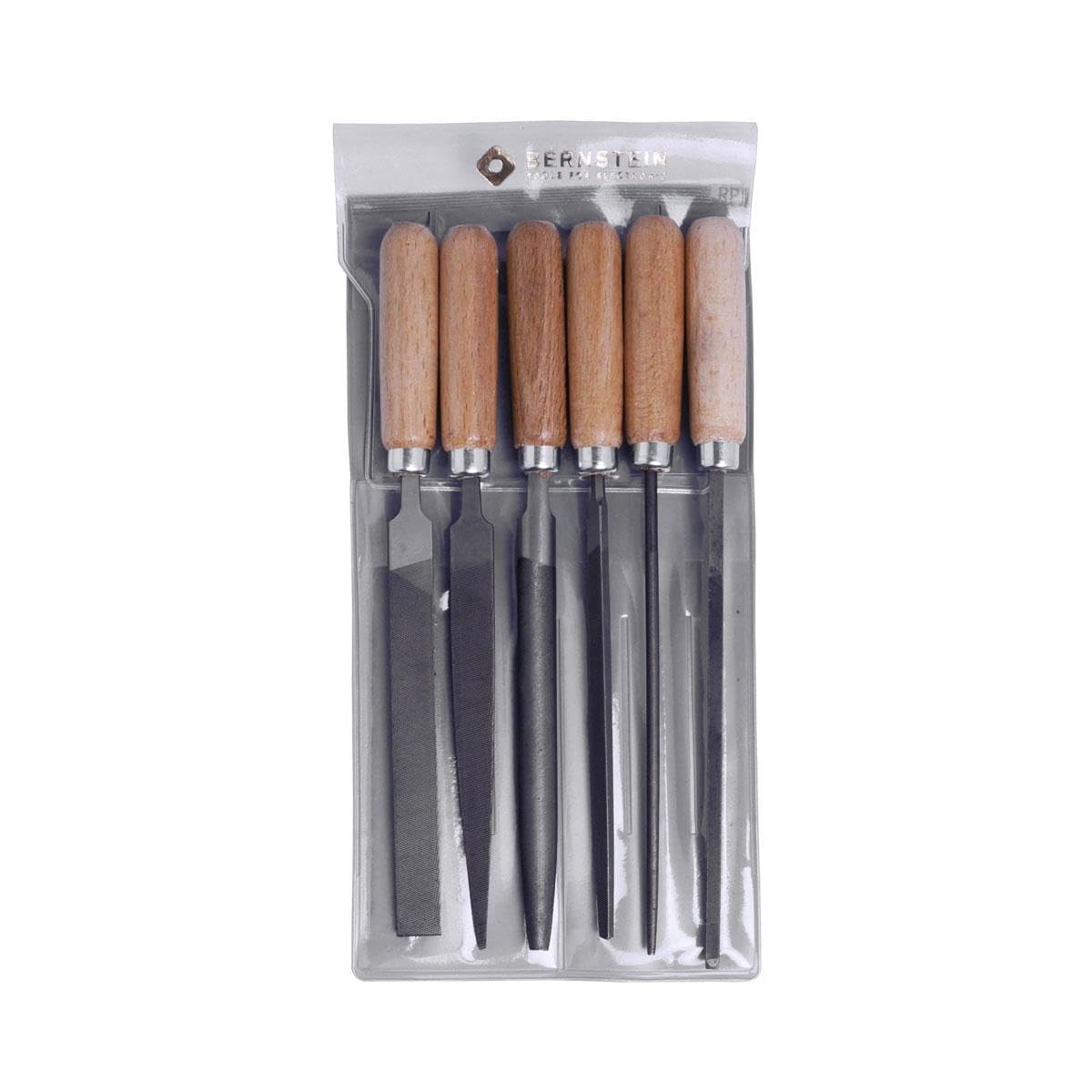Bernstein 5-240 Warding Files Wooden Handle In Plastic Wallet - 6 Piece 4250838506328