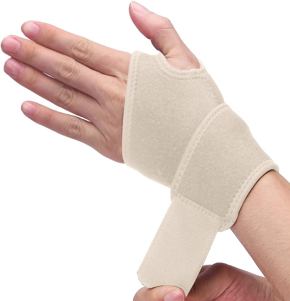 Wrist Brace for Carpal Tunnel, Breathable and Adjustable Wrist Support Brace for Arthritis and Tendinitis, Wrist Compression Wrap for Pain Relief, One Size Fits Left or Right Hand – Single