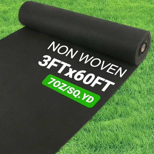 7oz Non Woven Geotextile Fabric with Stakes for French Drains,