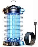 ZammingZap Bug Zapper for Outdoor, 4200V Smart High Voltage with Dual-Wavelength...