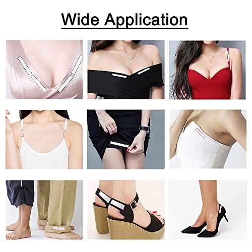 Image of Women Fashion tape Strong and Clear Tape Double Sided Tape One-off Body Clothing Bra Strip for Skin and Clothes Dress Sweatproof Transparent Clear 36 PCS