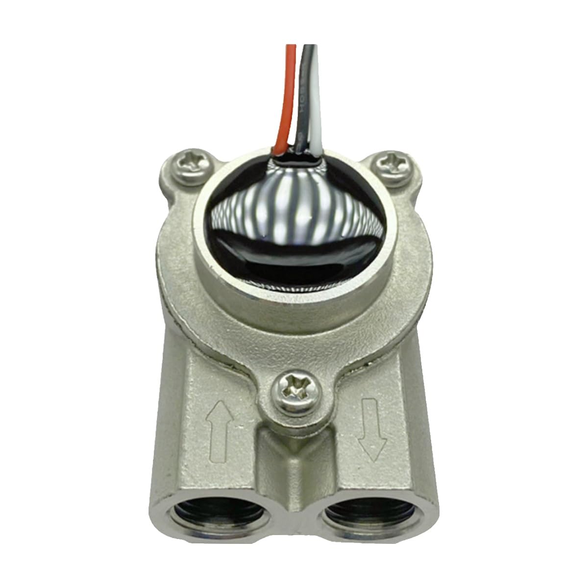 Sensor de flujo agua, medidor especial comercial, acero inoxidable, tipo alta presión