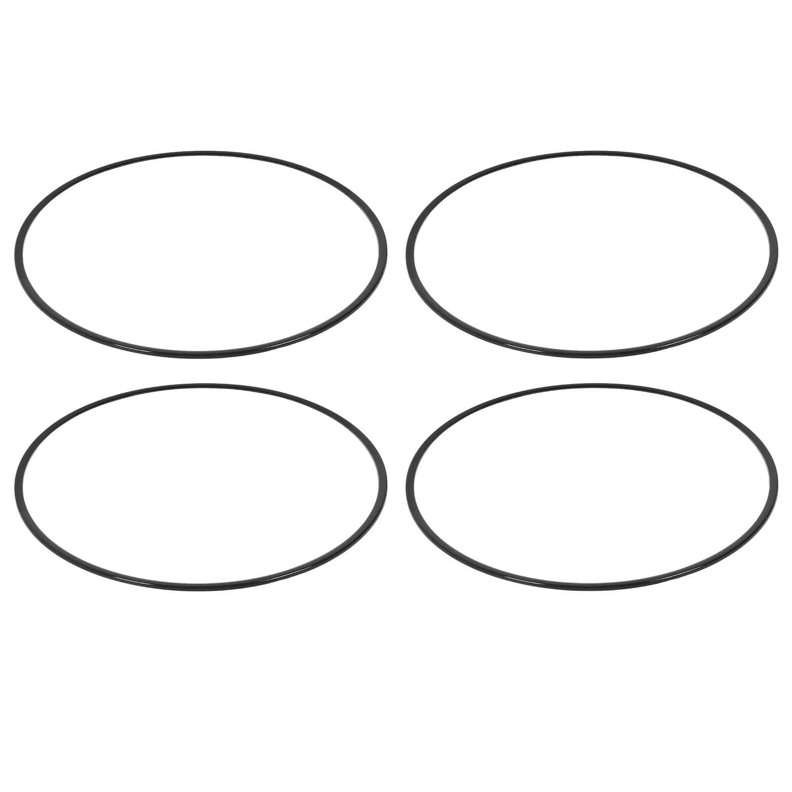 Naroote Protecteur de Jante, Protecteurs de Roue Protecteur de Roue de Jante ABS avec 4 Pièces pour Moyeu de Roue de Voiture 19 Pouces (Black)