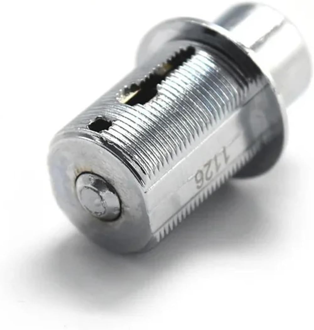 Tubular Cabinet Push Lock M19 M24 for Tool Box Showcase Locker Drawer ATM Game Vending Machine JA47 1Pcs(M19 Key Different)