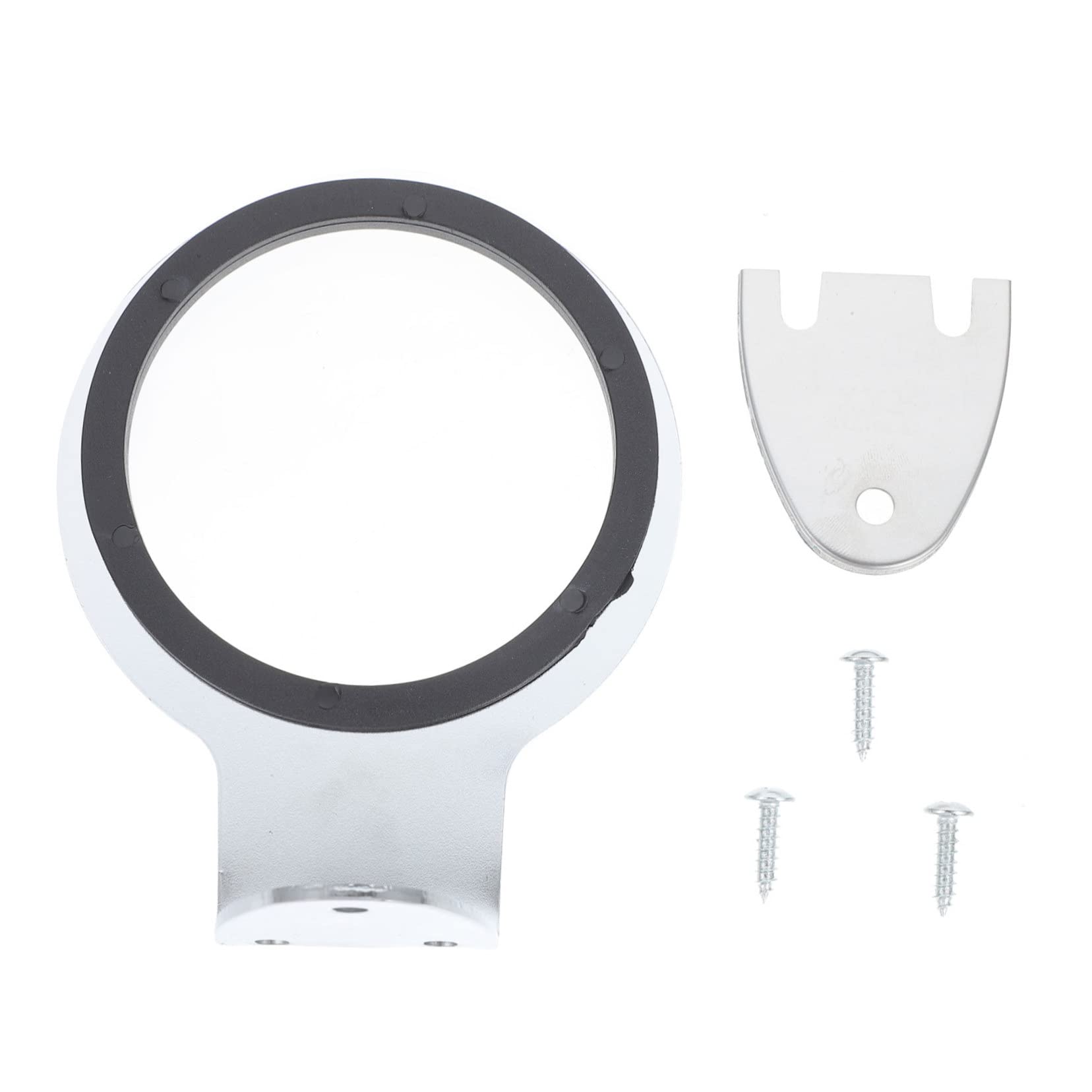 IWOWHERO Hair Dryer Rack for Wall Stand up Hair Dryer Holder Stainless Steel Construction