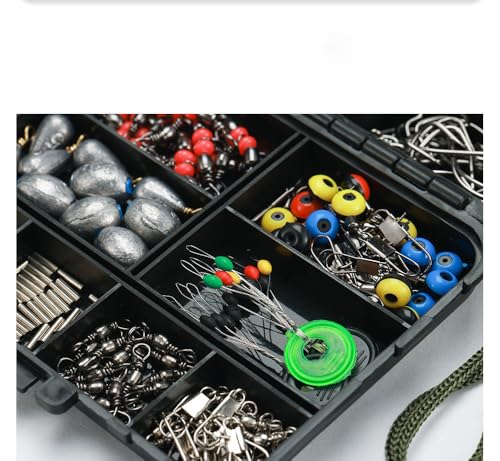 Kit de pesca multiusos con 264 piezas miniatura 6