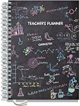 Teacher Planner 2026-2027 A4 size by Pirongs | Dated 6 Lesson Planner for Teachers | Page a day | Dated, Hardback, Wiro-bound Teachers Planner - The Chalkboard Collection | Chemistry