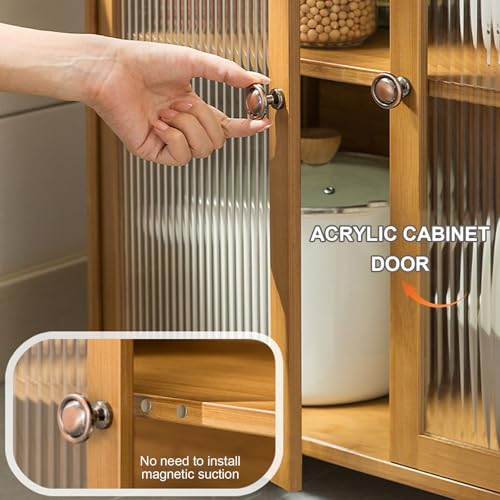 Armario de cocina con puerta acrílica visual transpirable e higiénico 7