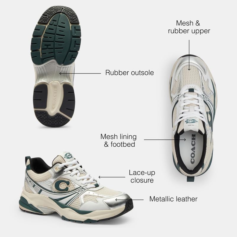 Coach Womens Coach Mesh Sneaker - Image 3