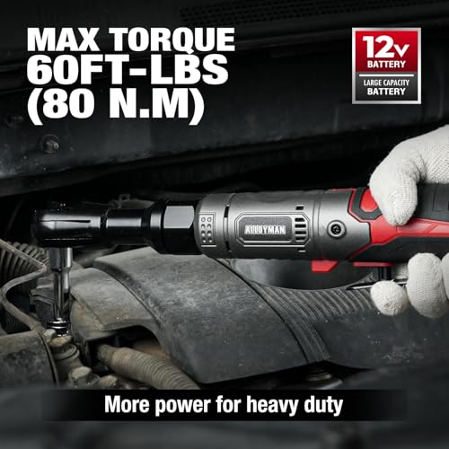 Alloyman 12V 60 Ft-lbs Ratchet