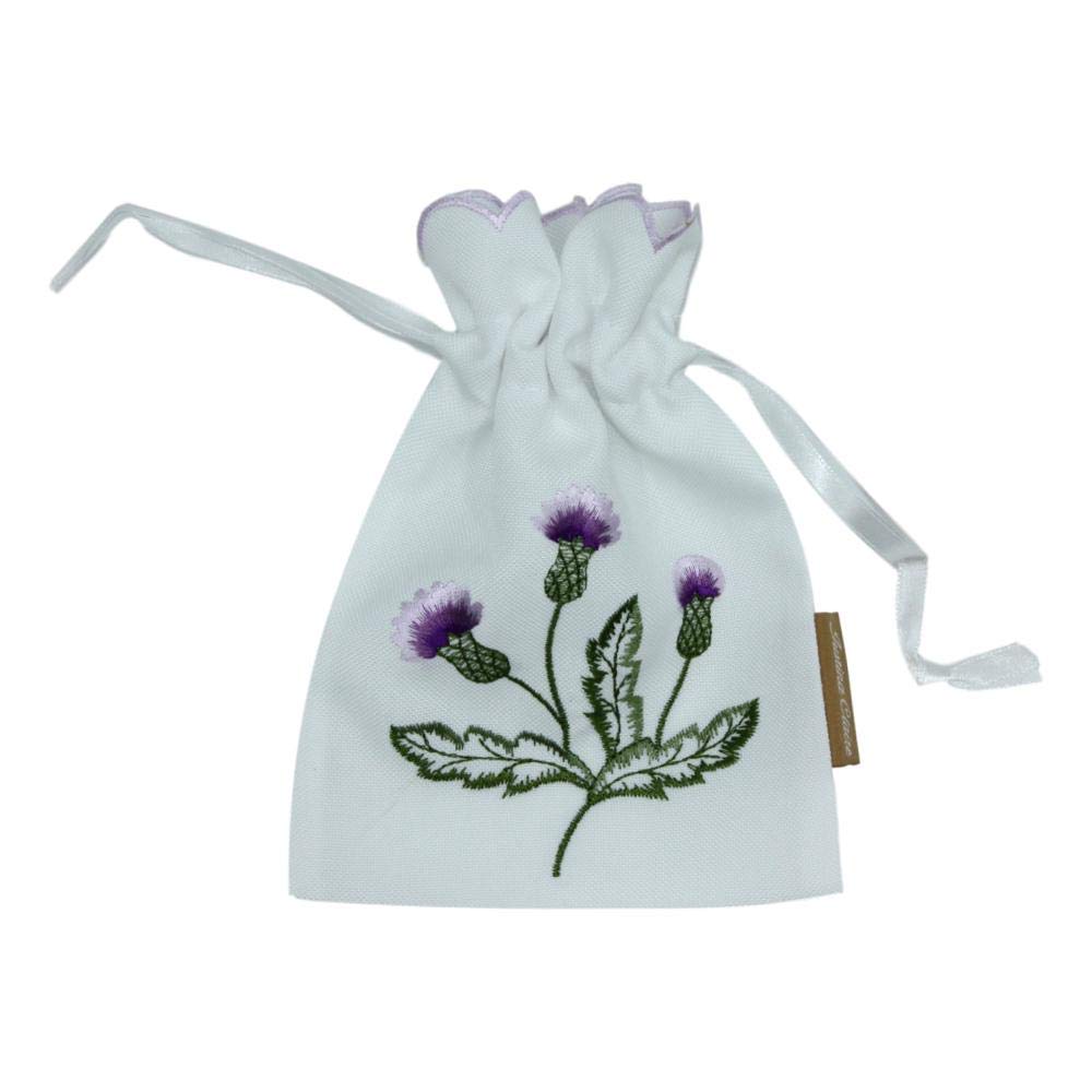 Justina Claire Purple Pot Pourri Bag In A Highland Glen Design