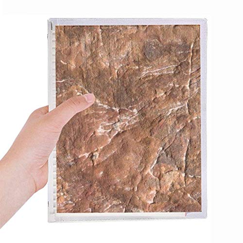 Carnet de notes à spirale rechargeable Brown Rock pour écrire sans fin
