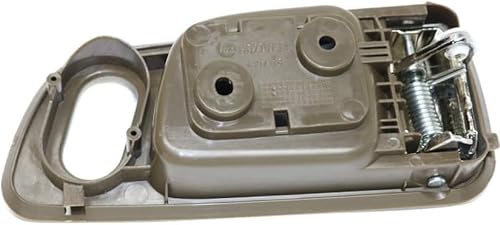 Miniatura 5 de KarParts360 Para Honda Pilot - Manija de puerta interior delantera, bisel marrón del lado del conductor con palanca cromada (2003-2008)  con agujero