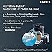 Intex 26325EH Ultra XTR 16ft x 48in Above Ground Swimming Pool Set with Sand Filter Pump, Inflatable Lounge Pool Recliners (2-Pack) and Inflatable Beverage Cooler
