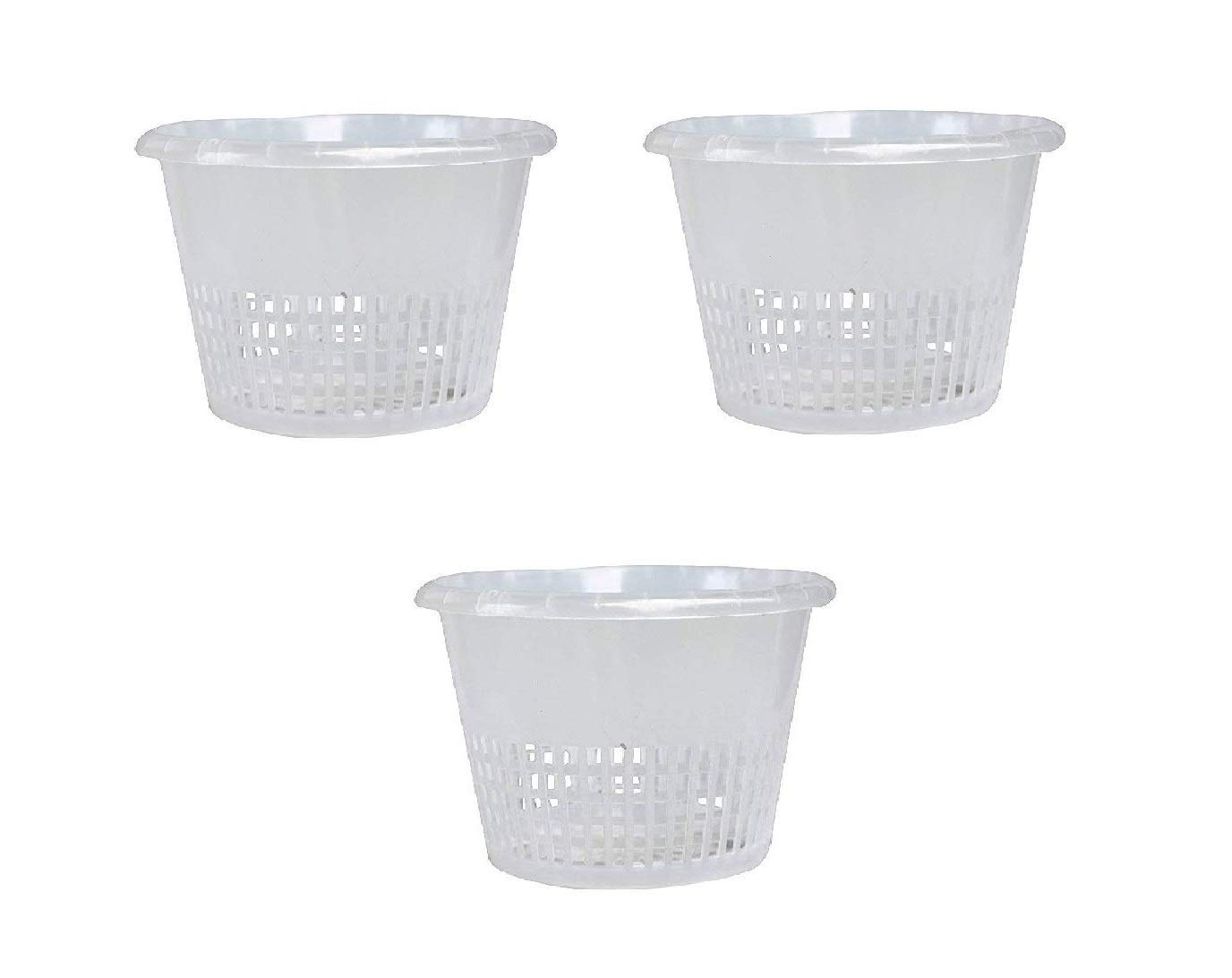 Plastic 8-inch Orchid/Hydroponics Pot, Semi Transparent Pot - Pack of 3 (B08P1ZNCNM) Amazon Price History, Amazon Price Tracker
