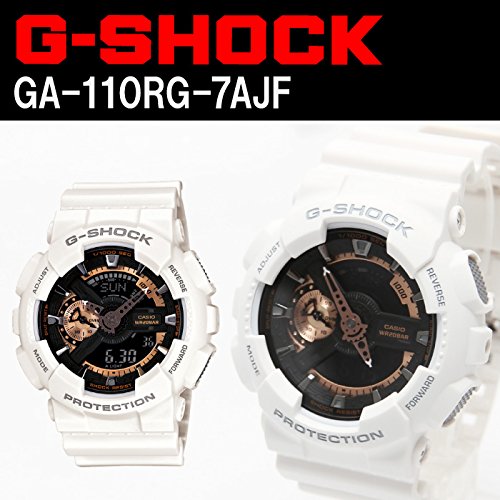 G-SHOCK �W�[�V���b�N �r���v �E�H�b�` GA-110RG-7AJF �z���C�g WHITE �� �A�i���O���v �f�W�^�����v CASIO �J�V�I �����Y