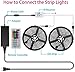 New 2021 LED Strip Lights – 32.8ft 600 LEDs SMD 3528 RGB Rope with Remote Controller and 12V Power Adapter, Extra Adhesive Tape, Color Changing Lighting for TV, Bedroom, Christmas Decor