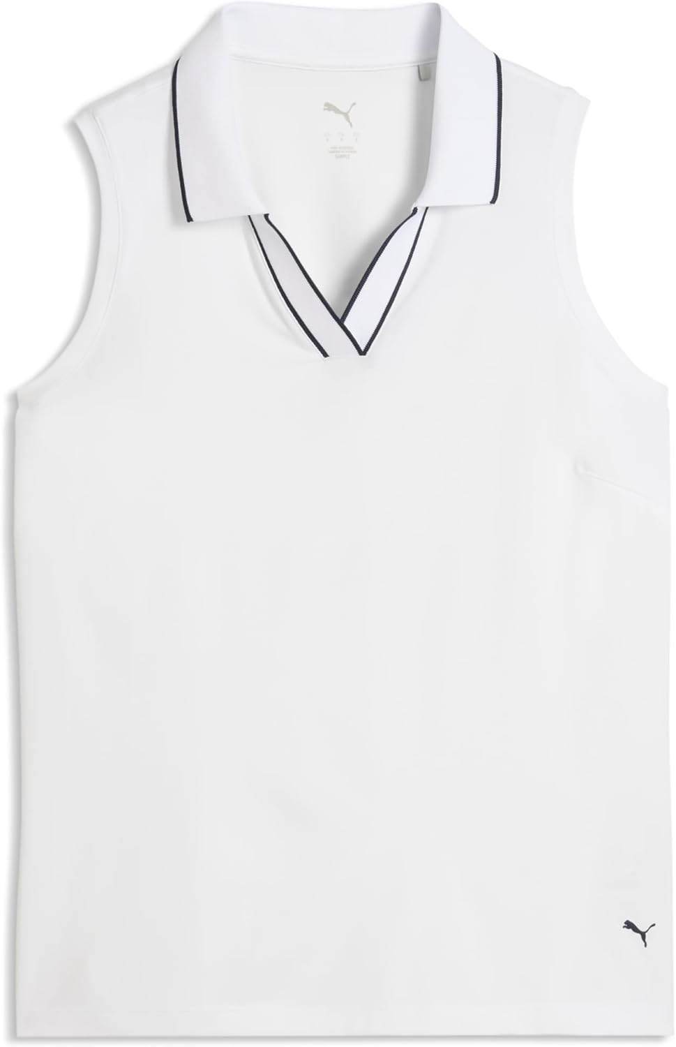 PUMA Women's Cloudspun Essential Sleeveless Golf Polo