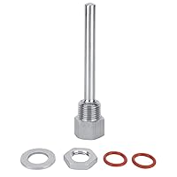 Vista 6 de Fydun Less Steel 12 Inch Thermowell Kit Accessories Wide Range of Uses