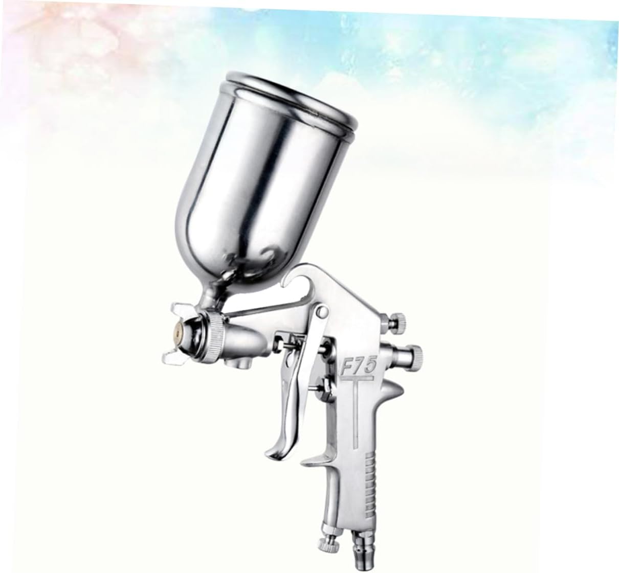 Mobestech Metallic Silver Spray Paint Air Paint Spray Tool Gravity Feed Car Painting