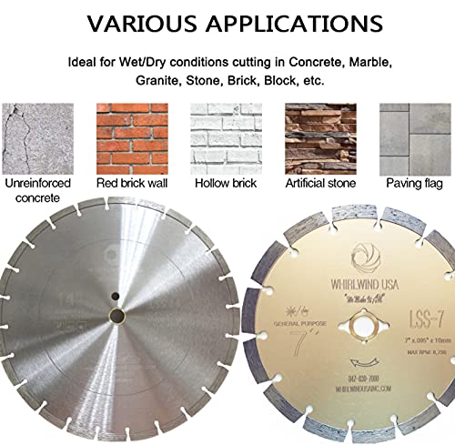 5 Inch Segmented Diamond Saw Blade, Dry Or Wet Cutting General Purpose For Concrete Stone Brick Masonry, Arbor, Etc. (5")… #TOP3