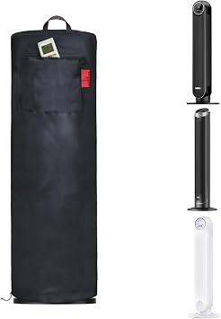 Indoor Tower Fan Cover, Fits Dreo Tower Fan 36" and 40" Standing Fans, LASKO 36", Oscillating 36", OmniBreeze Digital 36" MELOPHY 36.2" Evaporative Swamp Air Cooler Portable Round Cover 10"D 36"H