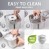 Veken Innovation Award Winner Stainless Steel Cat Water Fountain, 95oz/2.8L Automatic Pet Fountain Dog Water Dispenser with Replacement Filters & Silicone Mat for Cats, Dogs, Multiple Pets (Silver) #1