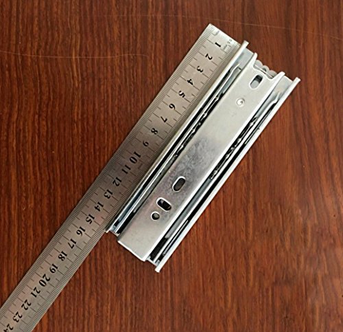 Btibpse 6 Inch Length Full Extension Drawer Slides Telescopic Ball Bearing Slide Rail For Furniture 1 Pair #TOP2
