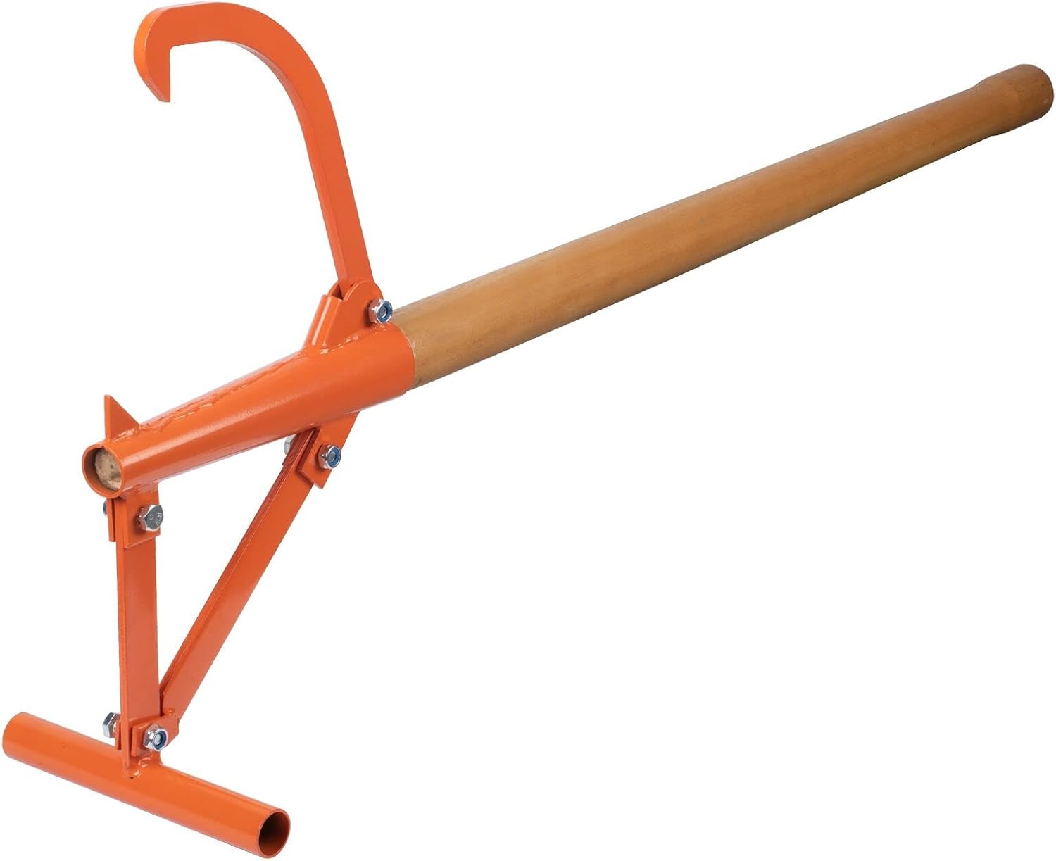 Timberjack Wood Log Lifter 49" Wood Handle , Steel Timberjack ,Heavy-Duty Steel Log Jack