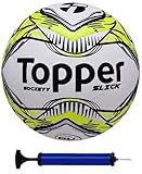 Bola Society Topper Slick Amarela + Bomba De Ar