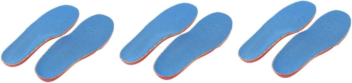 Beaupretty 3pairs Boy Girl Toe-in Correcting Insoles Breathable Pressure Relief Shoe Pads for Basketball Running Hiking - Foot Care Accessories