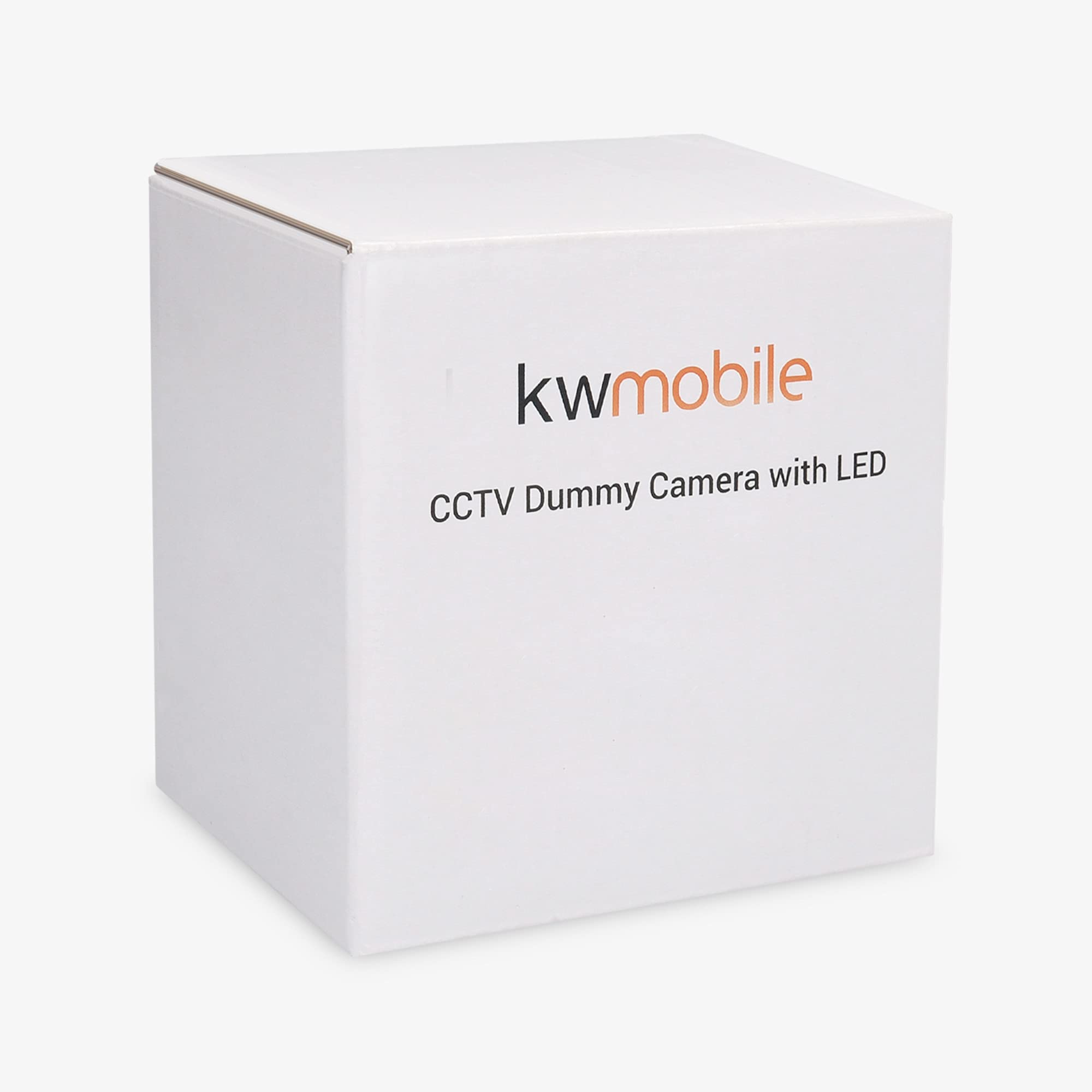 kwmobile Caméra de Surveillance Factice - Lot 2X Fausse Caméra CCTV avec LED Sécurité Maison ou Magasin - Dôme Dissuasif pour Intérieur, 1080p - Blanc