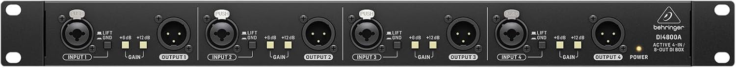 Behringer DI4800A Front Panel Detail