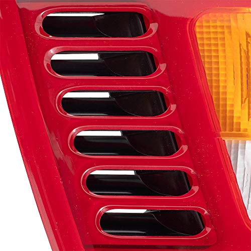 Epic Lighting Amxoe Replacement Rear Brake Tail Lights Assembly W/Circuit Board W/O Bulbs Compatible With Jeep 99-02 Grand Cherokee [ Ch2800138 55155139Ac Ch2801138 55155138Ac ] Pair #TOP6