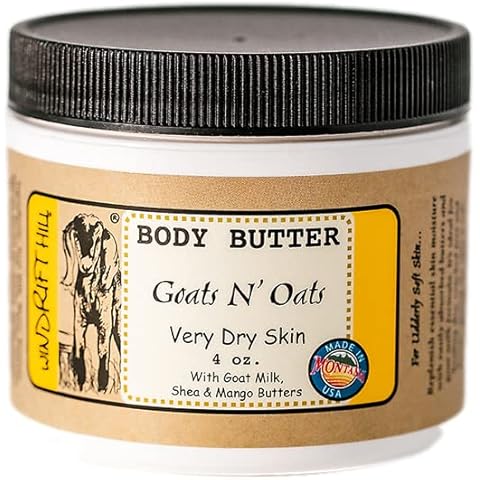 Windrift Hill Body Butter for Very Dry Skin (Goats N' Oats (Almond)) Cover