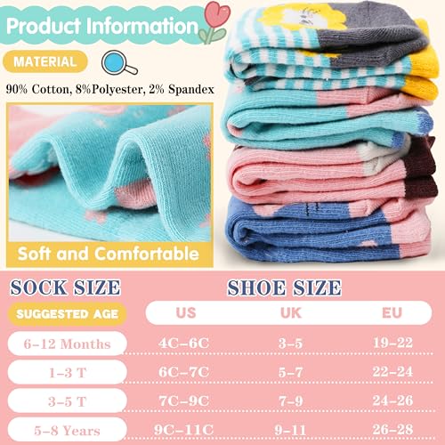 12 Pairs Baby Boys Girls Toddlers Grips Socks Kids Non Skid Anti Slip Cotton Crew Socks3